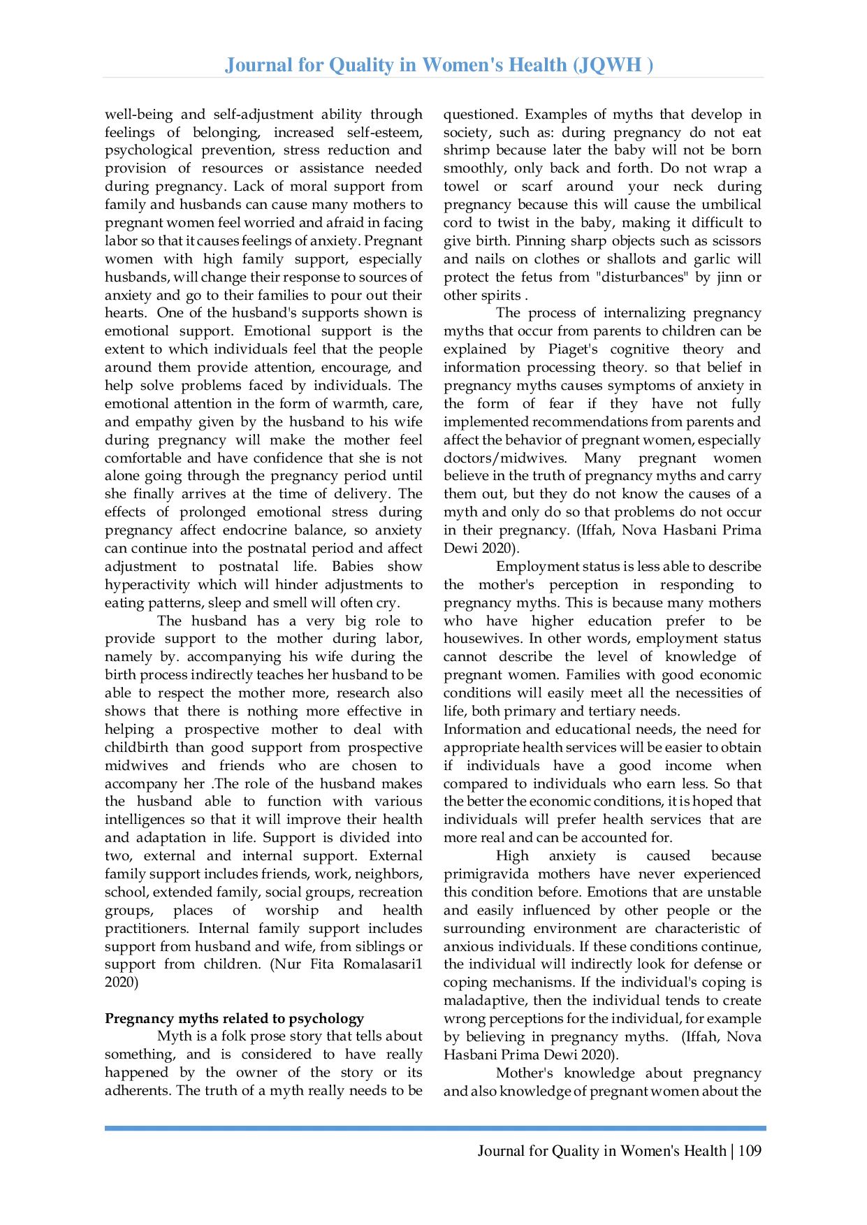 JURIS The Effect Of Hormones On Physiological And Psychological Adaptations During Pregnancy
