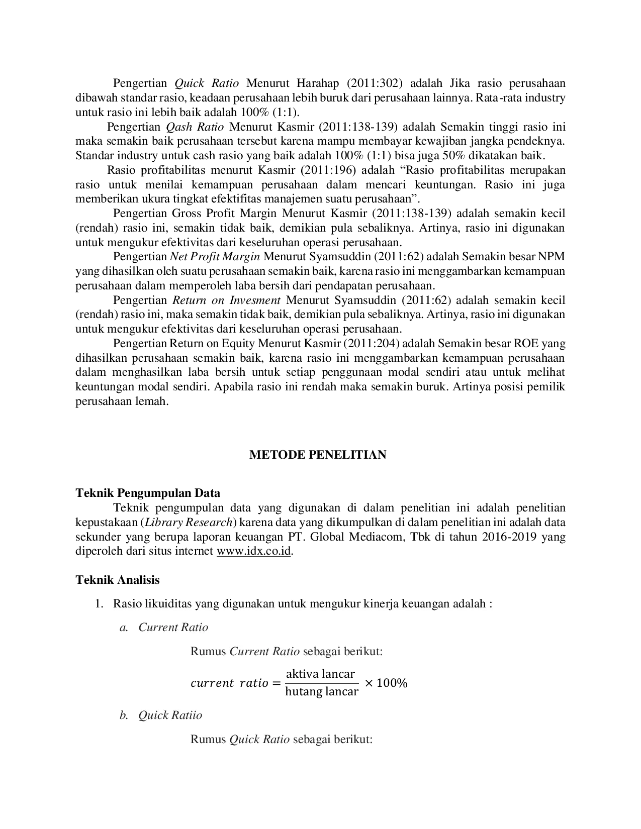JURIS ANALISIS KINERJA KEUANGAN PT Global Mediacom Tbk