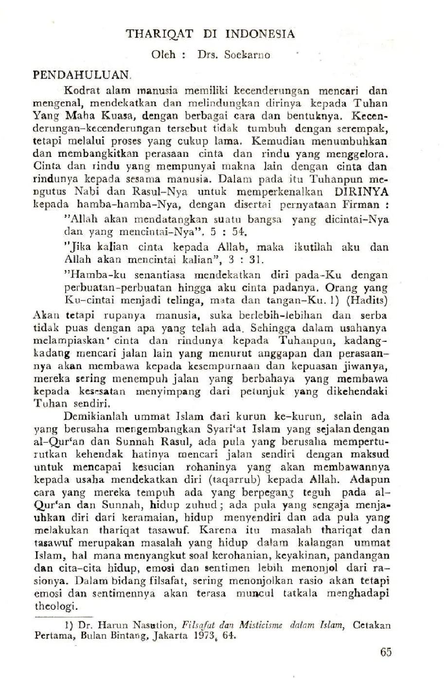 JURIS Thariqat Di Indonesia