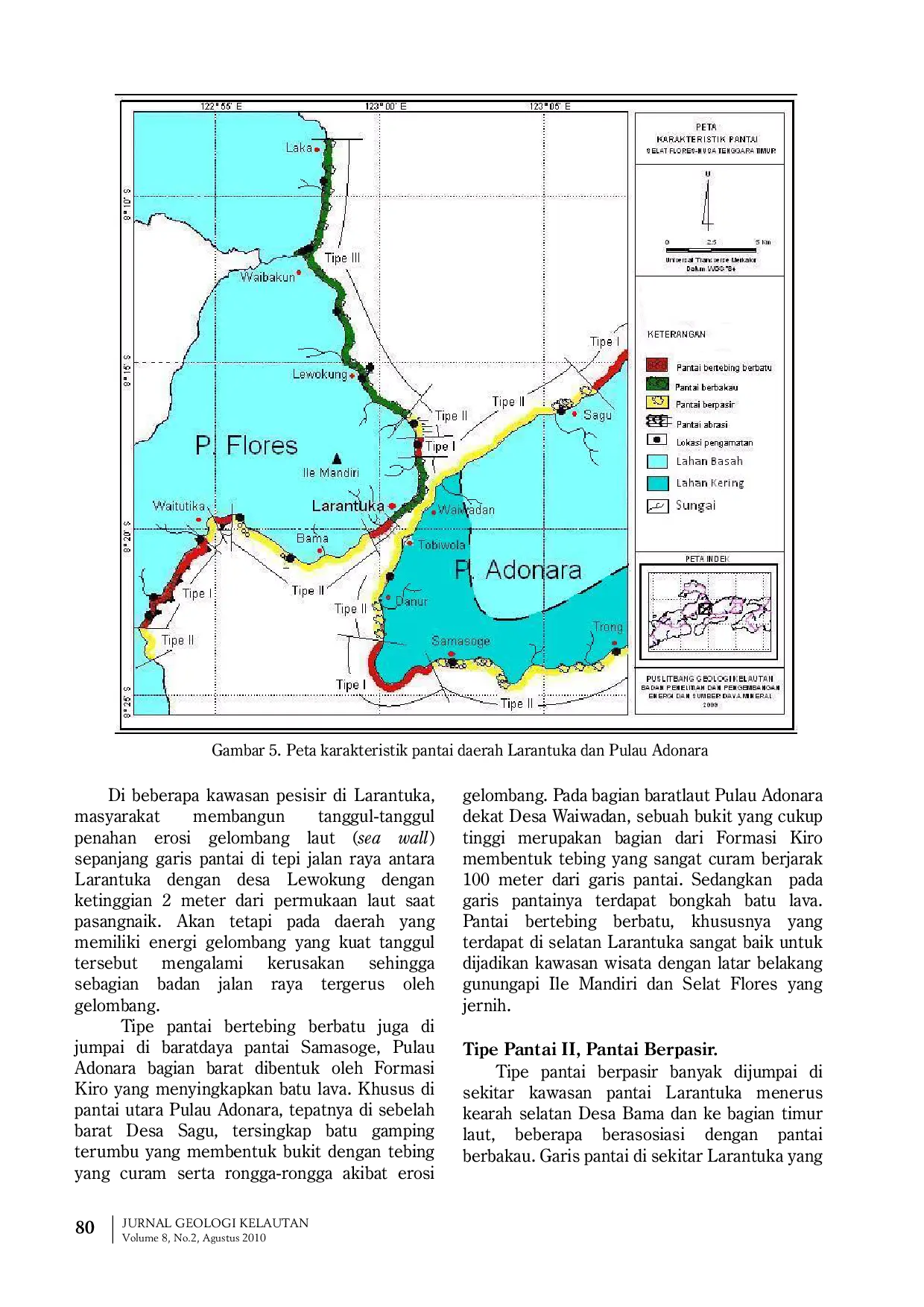 JURIS Karakteristik Pantai Kawasan Pesisir Larantuka Dan Sekitarnya P Flores Timur Dan Kawasan Pesisir P Adonara Barat