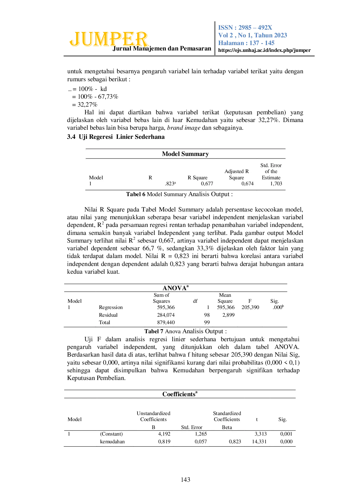 JURIS Pengaruh Kemudahan Penggunaan Terhadap Keputusan Pembelian Pada E Commerce TikTokShop