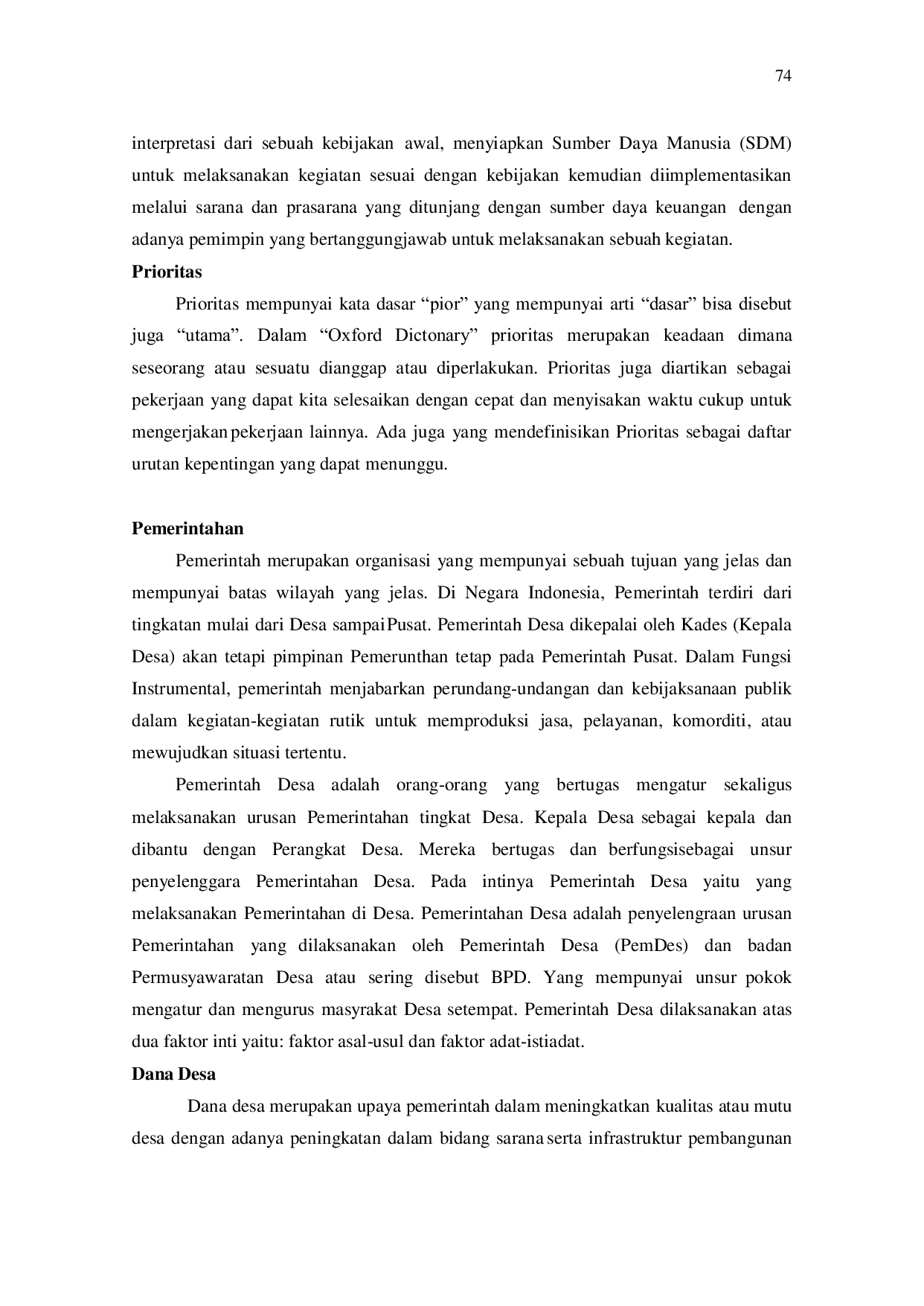 JURIS Implementasi PermenDes No 6 Tahun 2020 Tentang Prioritas Penggunaan Dana Desa Program Penyaluran Blt Tahun 2020 Di Desa Tanggulrejo Kecamatan Tempuran Kabupaten Magelang