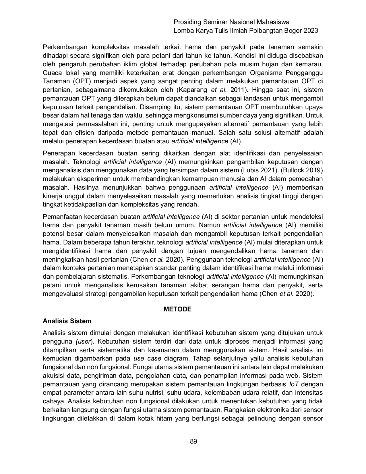 JURIS Pro Plant Sistem Monitoring Kesehatan Tanaman Berbasis Iot Sebagai Solusi Inovatif Untuk Optimalisasi Produksi Pertanian