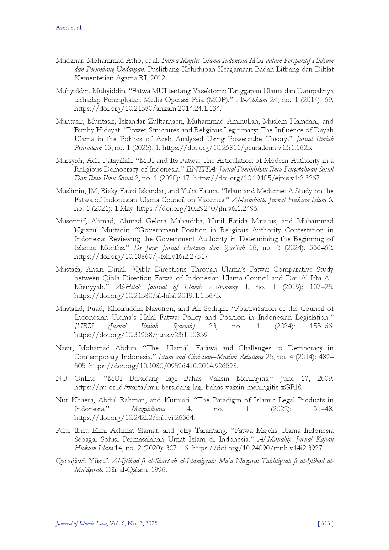 juris Negotiating Authority and Knowledge Religion Science and Politics in the Fatwa Transformations of the Indonesian Ulema Council