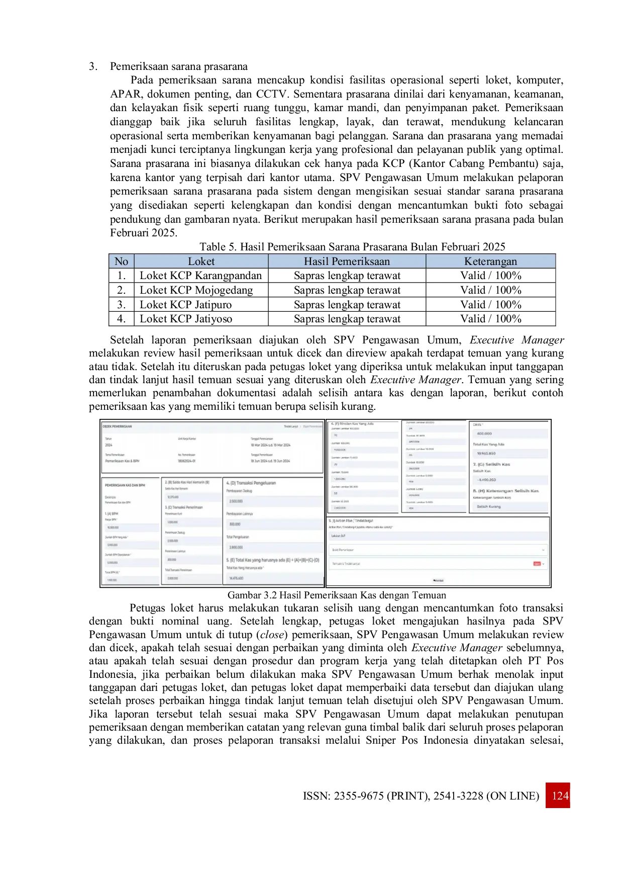 JURIS Sistem Pelaporan Transaksi melalui Sniper Pos Indonesia di PT Pos Indonesia Kantor Cabang Karanganyar