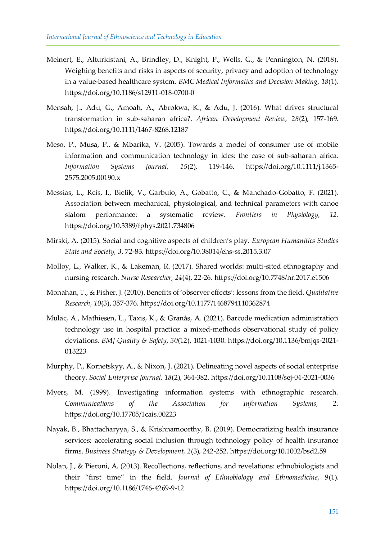 JURIS The Integration of Ethnoscience and Technology A Review