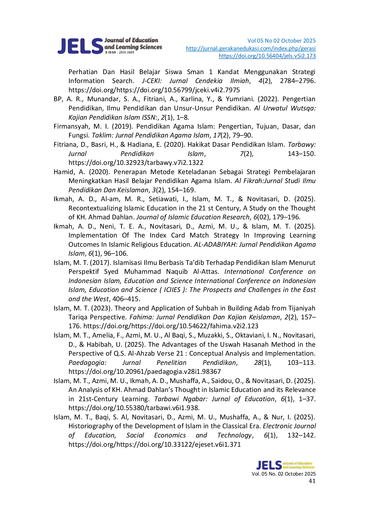 JURIS Teachers Efforts in Forming the Religious Character of Students at Ketawanggede Elementary School Malang City