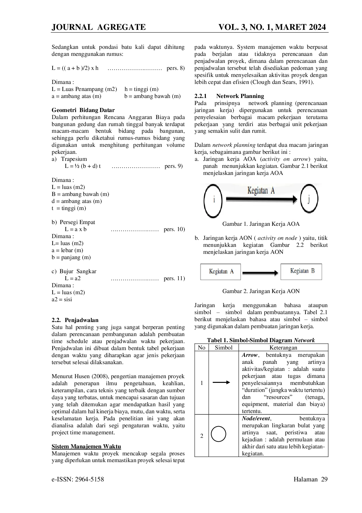 JURIS Analisa Perhitungan Rencana Anggaran Biaya Dan Penerapan Manajemen Waktu Pada Pelaksanaan Proyek Rehab Rumdis Hubdam Xvi Pattimura Ambon