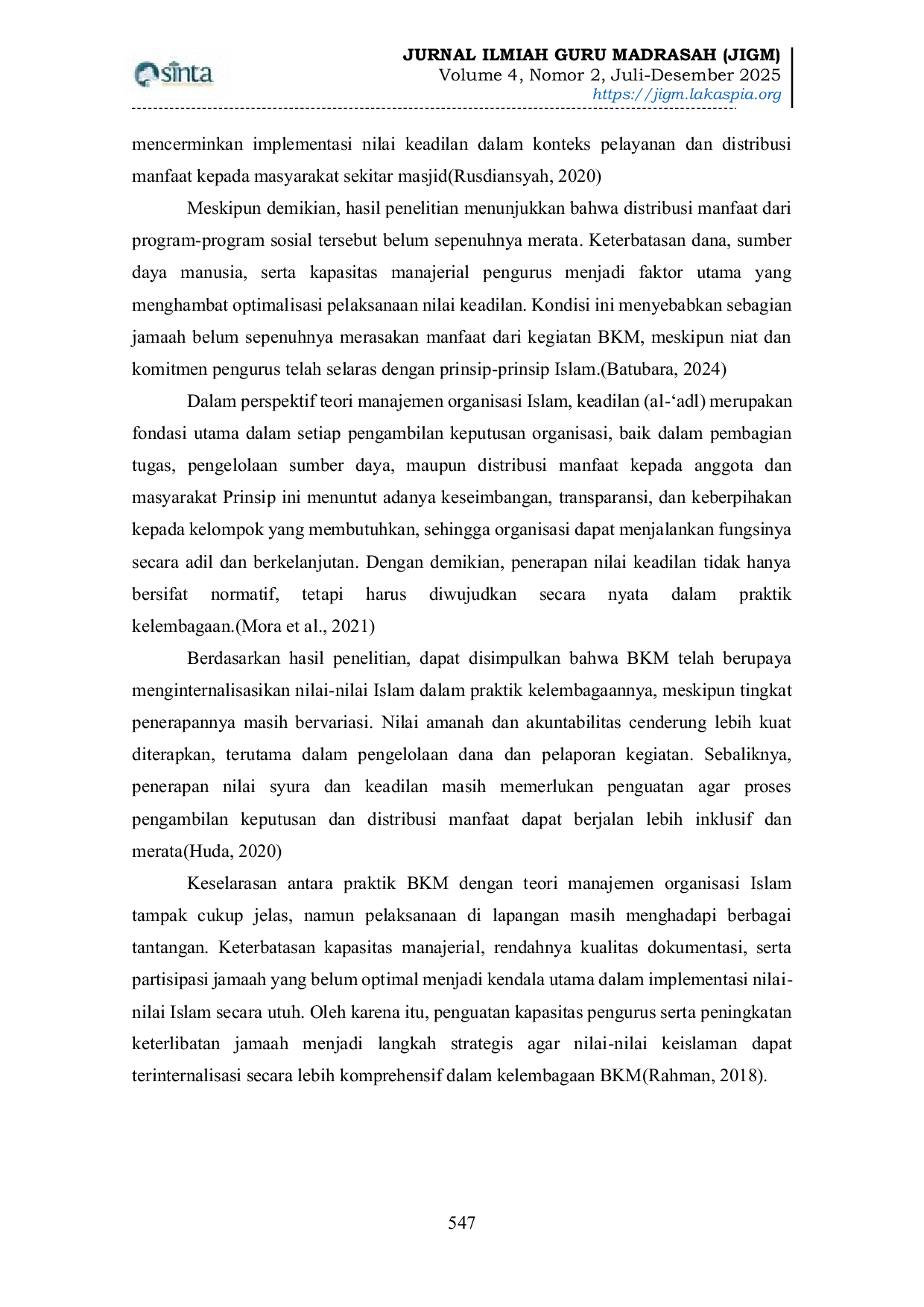 JURIS Analisis Manajemen Badan Kemakmuran Masjid dalam Pengelolaan Pendidikan Keislaman Berbasis Masjid