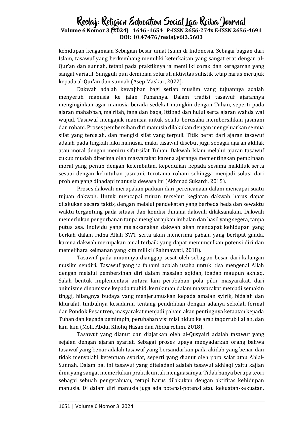 JURIS Sustainable Development Goals SDGS dan Indonesia Maju Dakwah Tasawuf Sebagai Model Moderasi Kebangsaan