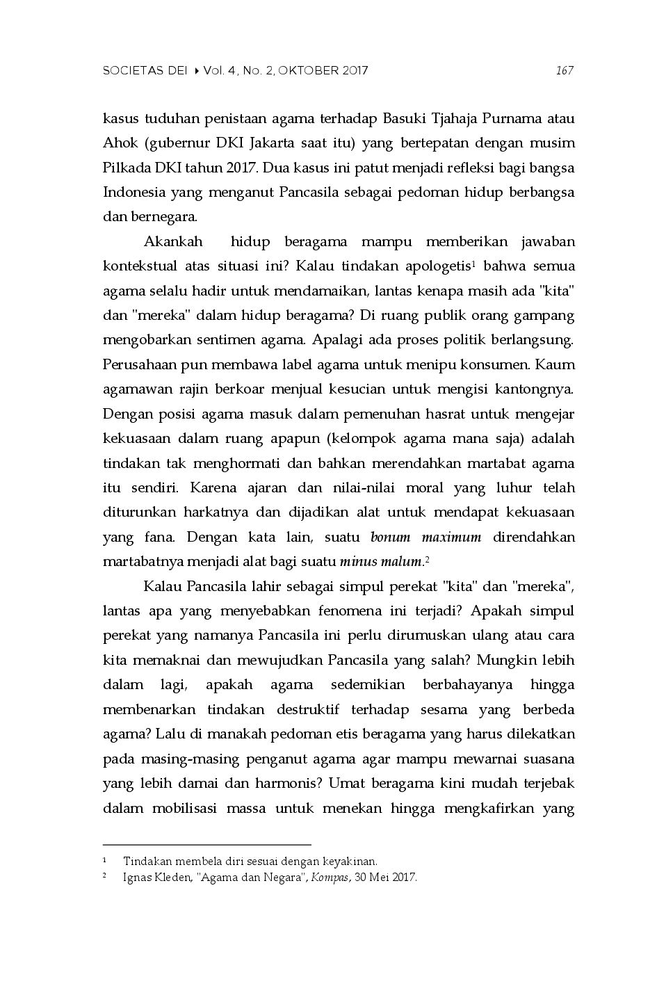 juris Membingkai Ruang Dialog Beragama Belajar dari Hans Kung dan Seyyed Hossein Nasr