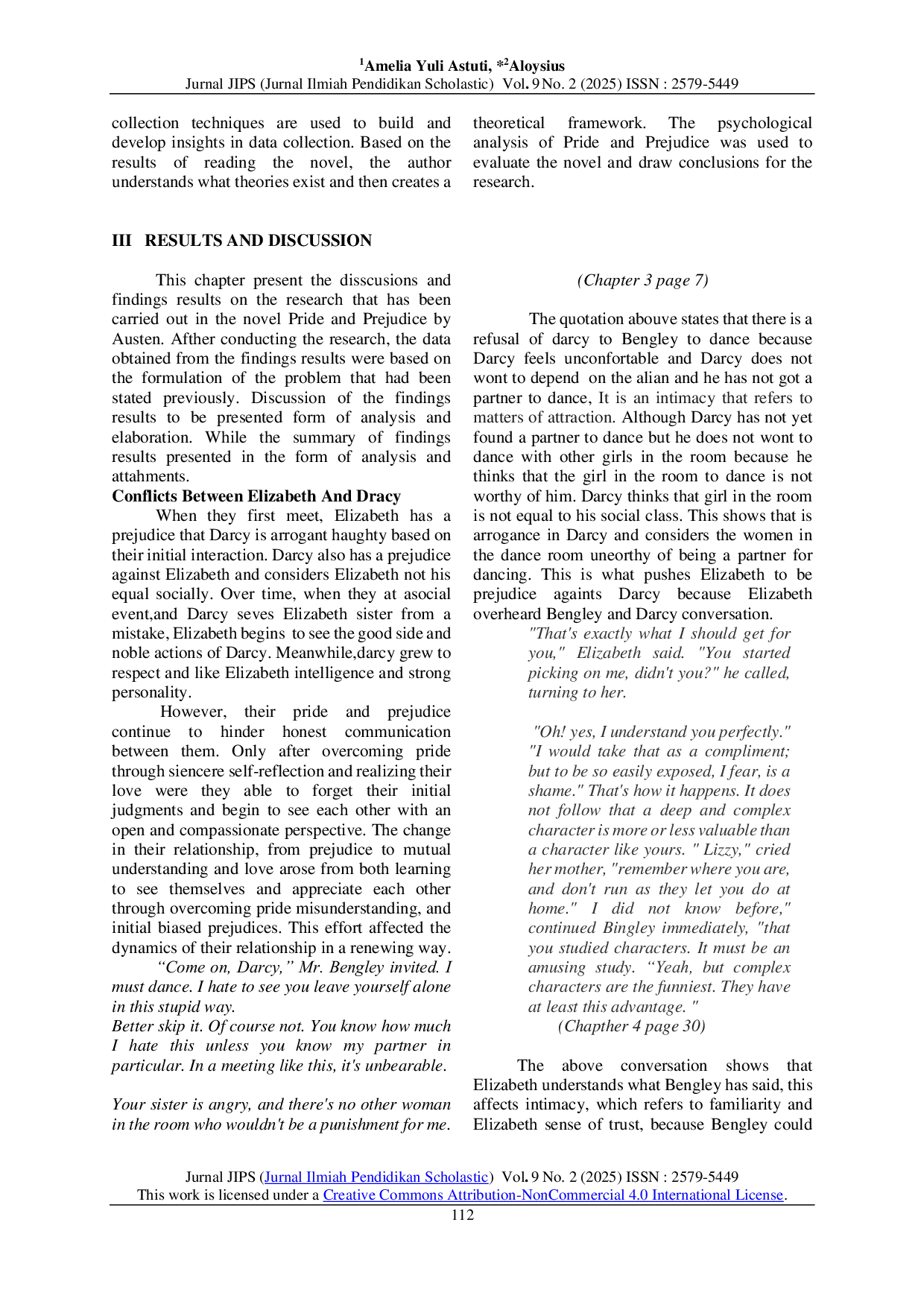 JURIS Struggle of Love Elizabeth and Darcy As Seen in Jane Austen S Pride and Prejudice