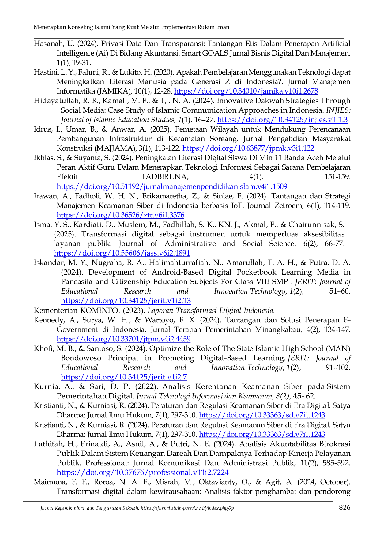 JURIS Dampak Teknologi Digital Terhadap Kepemimpinan Nasional Peluang dan Tantangan