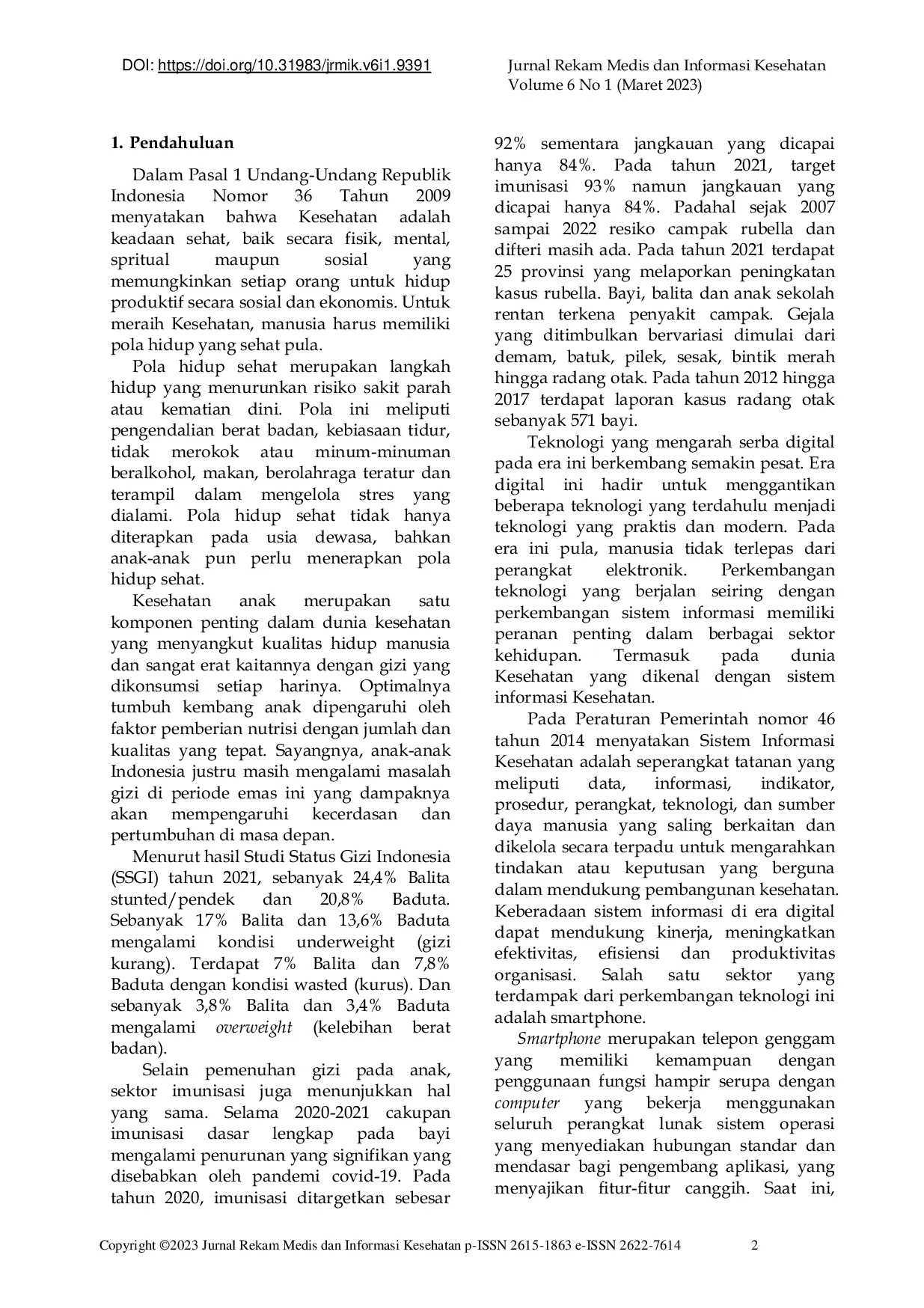 JURIS Perancangan Aplikasi Child Health Record Berbasis Android