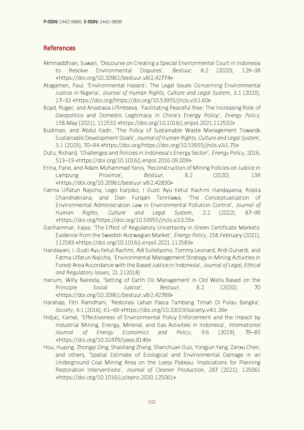 juris The Impact of Indonesia s Mining Industry Regulation on the Protection of Indigenous Peoples