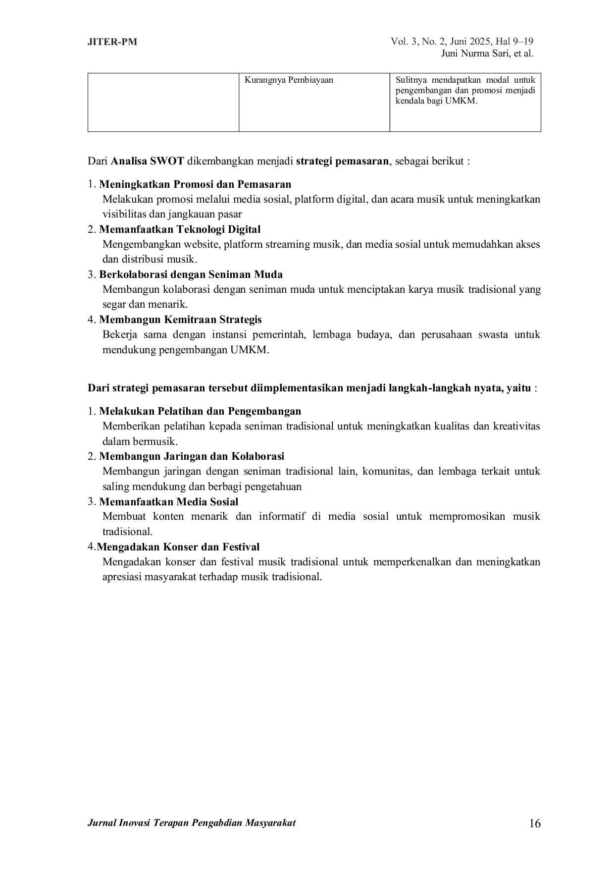 JURIS Pengelolaan Strategi Pemasaran Badan Melayu Riau Menghadapi Dinamika Bisnis di Era Digital