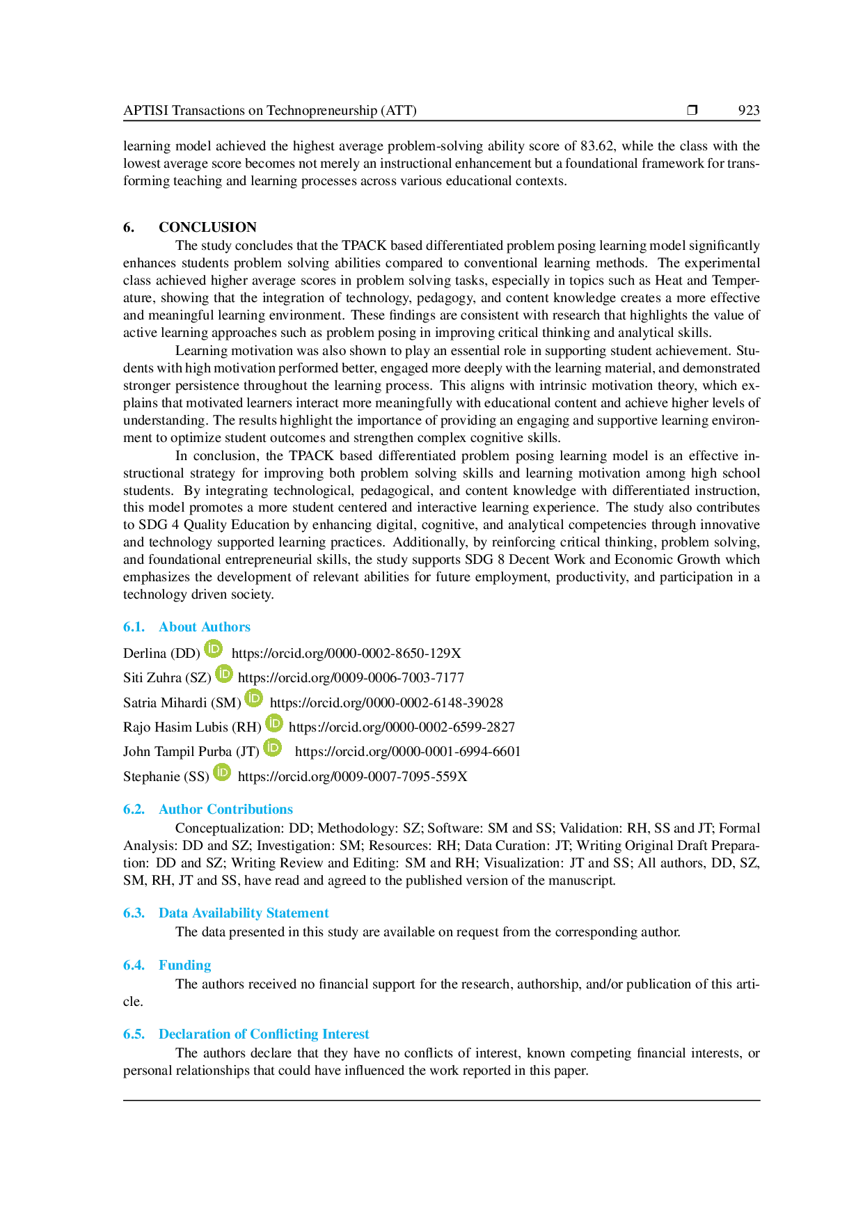 JURIS TPACK Based Differentiated Problem Posing to Enhance Entrepreneurial Digital Problem Solving