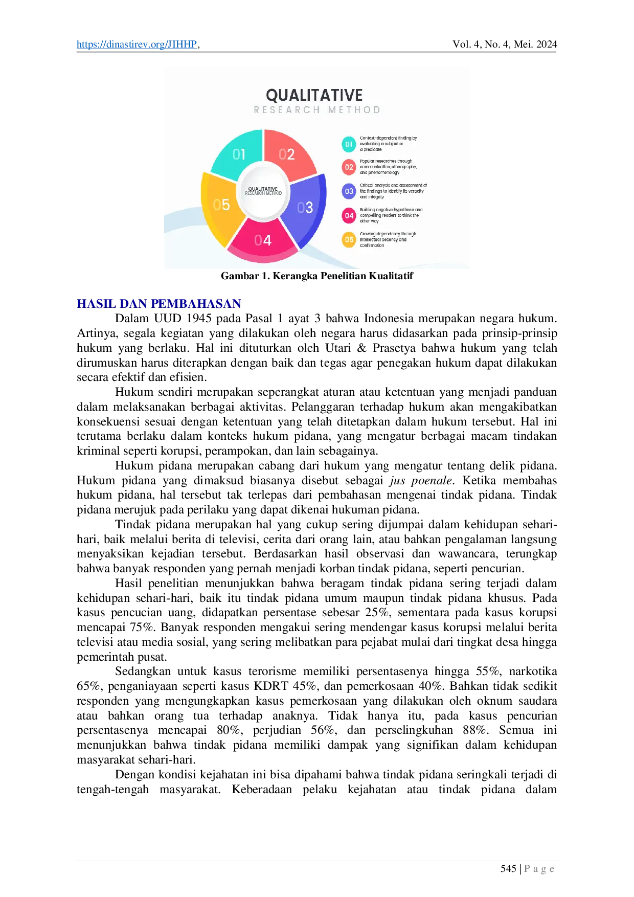 JURIS Analisis Kualitatif Dampak Hukum Pidana Terhadap Masyarakat