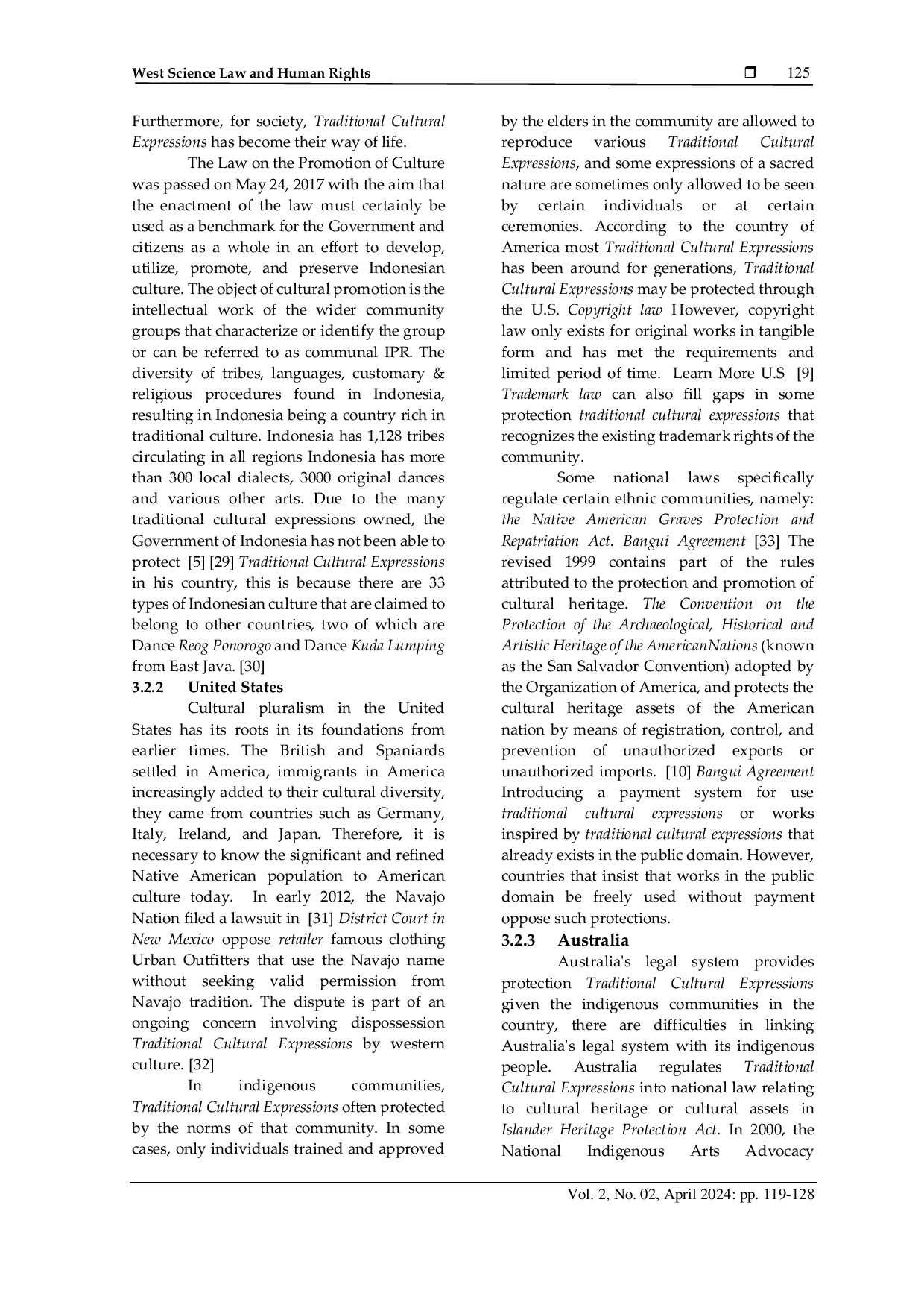 JURIS Public domain as an antidote conception to efforts to protect traditional cultural expressions TCEs