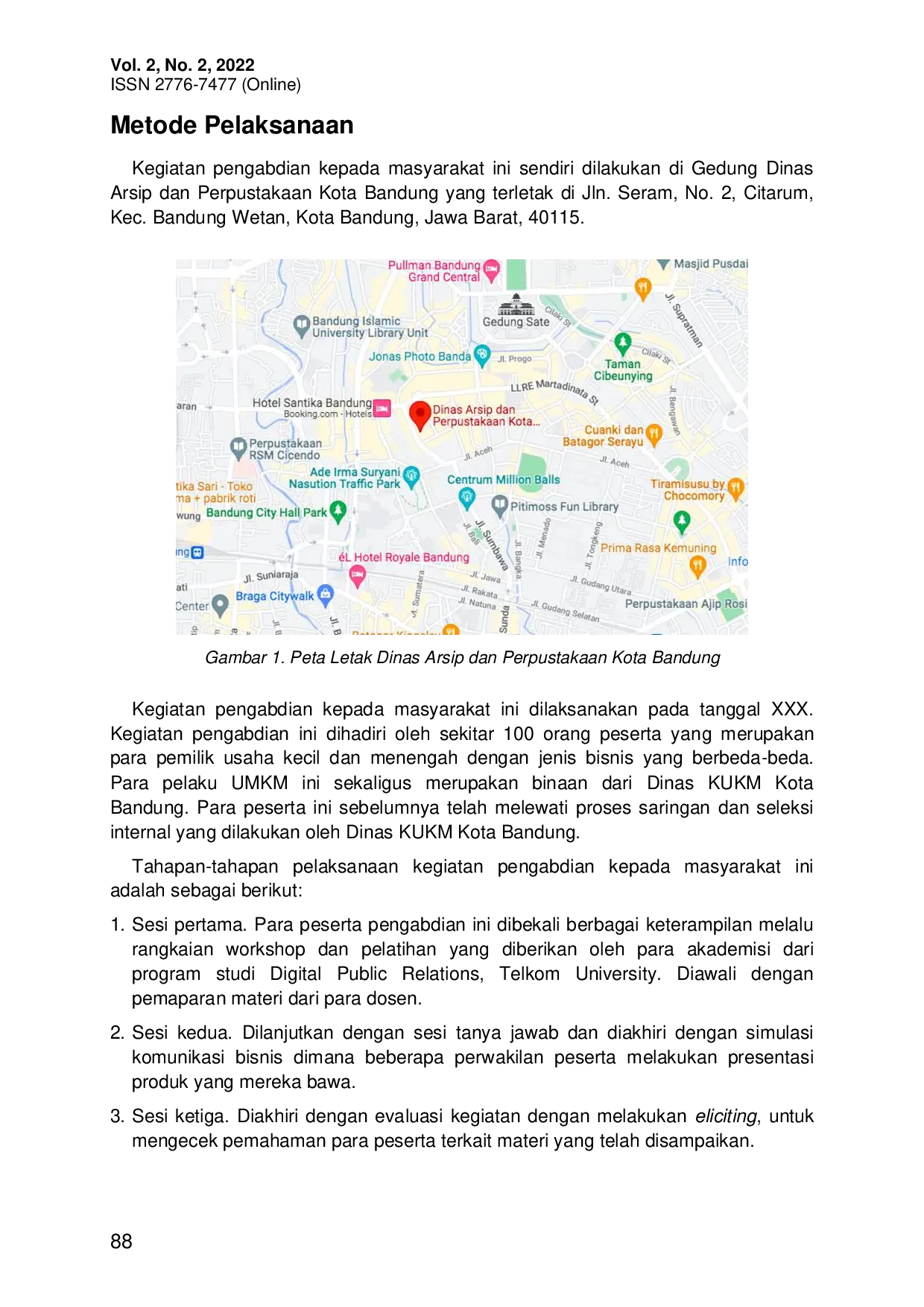 JURIS Urgensi Komunikasi Bisnis bagi Pelaku UMKM Kota Bandung