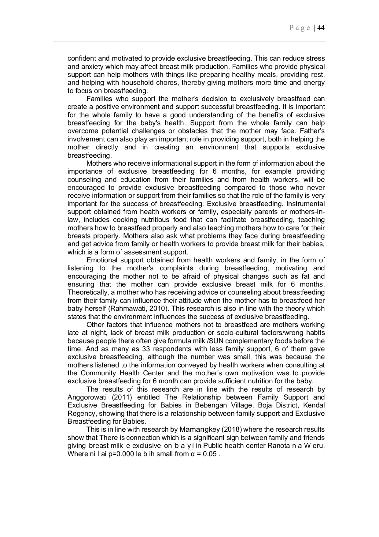JURIS The Relationship of Work Social Culture and Family Support In Providing Exclusive Breastfeeding to Mothers of Babies 0 6 Months in The Working Area of The Puskesmas Tana Lia Tana Lia District