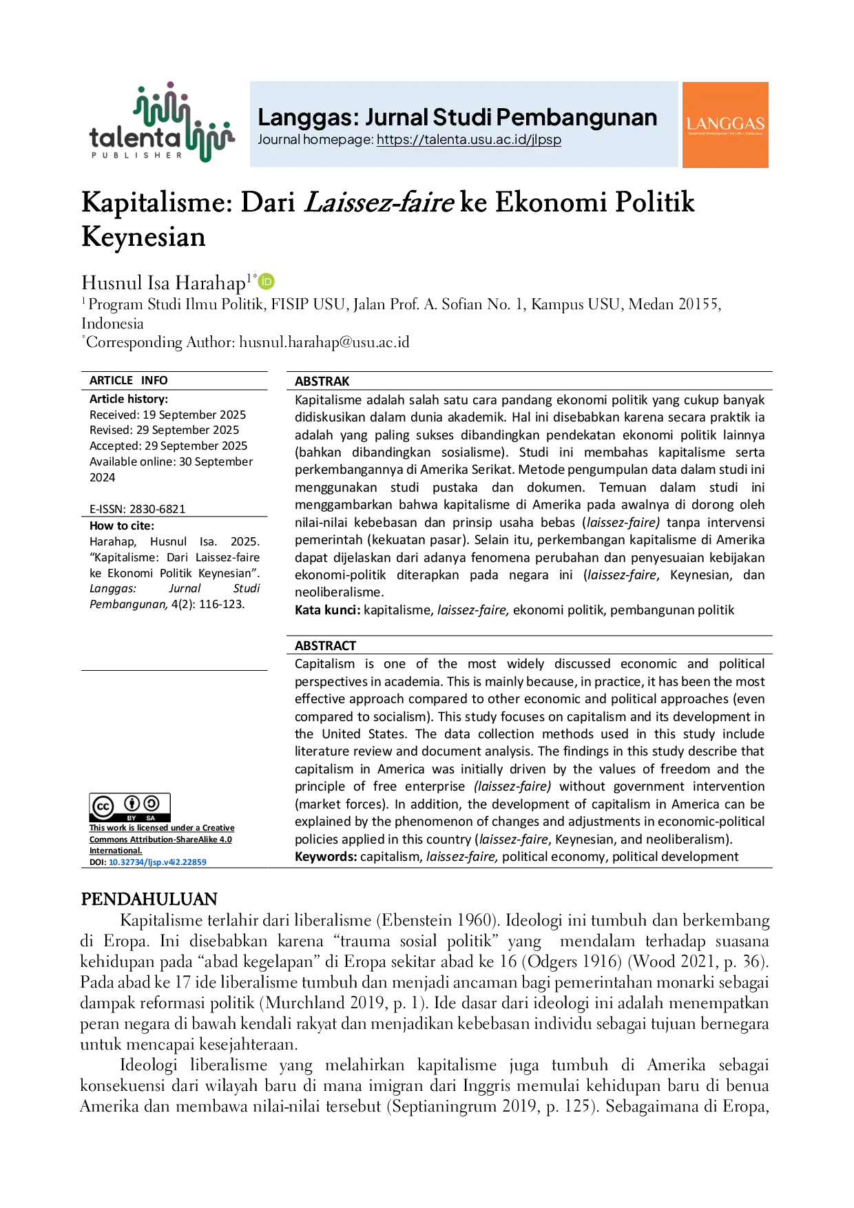 JURIS Kapitalisme Dari Laissez faire ke Ekonomi Politik Keynesian