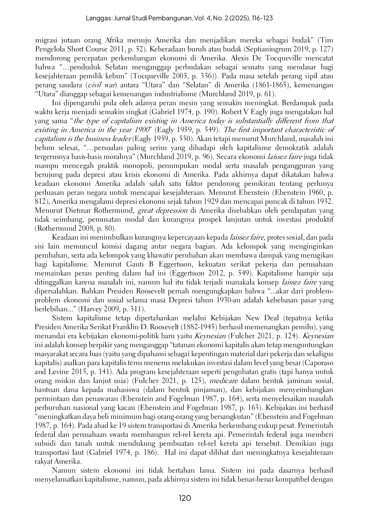 JURIS Kapitalisme Dari Laissez faire ke Ekonomi Politik Keynesian