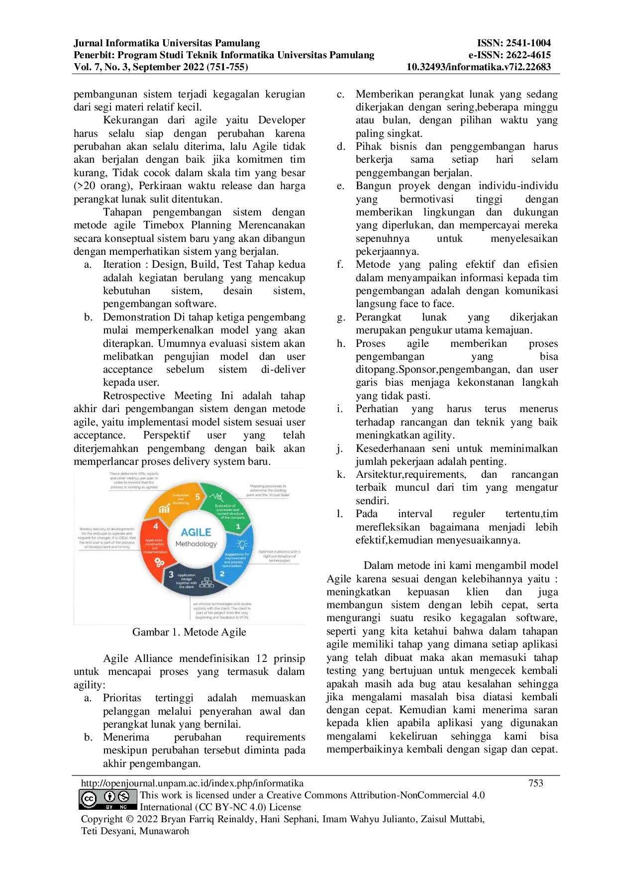 JURIS Perancangan Sistem Aplikasi Antrian Apotek berbasis Web menggunakan Metode Agile