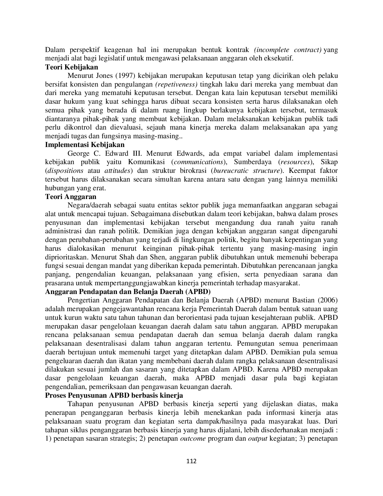 JURIS Faktor Faktor Yang Berpengaruh Terhadap Anggaran Pendapatan Dan Belanja Daerah APBD Berbasis Kinerja Pada Pemerintah Kota Bitung Provinsi Sulawesi Utara