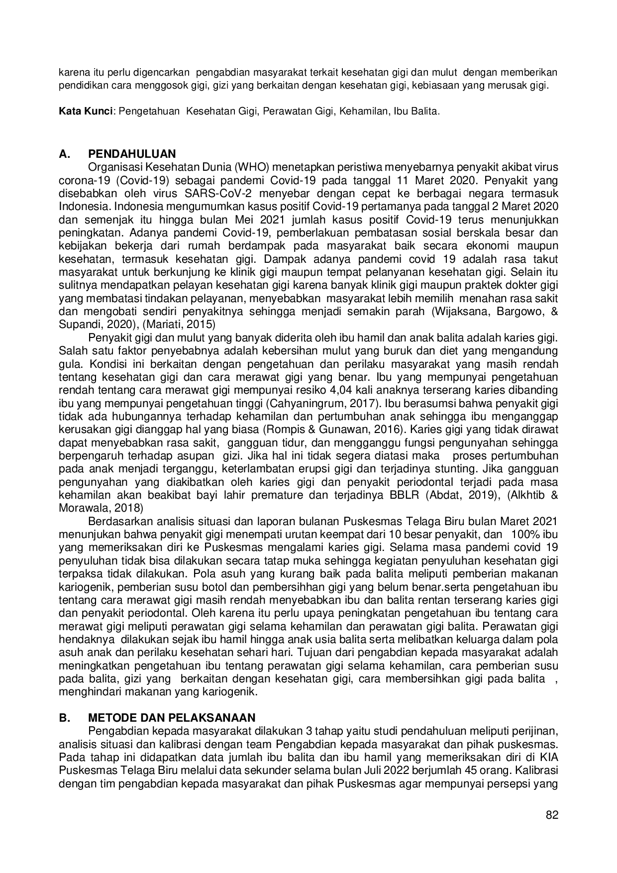 juris Peningkatan Pengetahuan Ibu Dalam Merawat Gigi Selama Kehamilan Dan Cara Merawat Gigi Anak