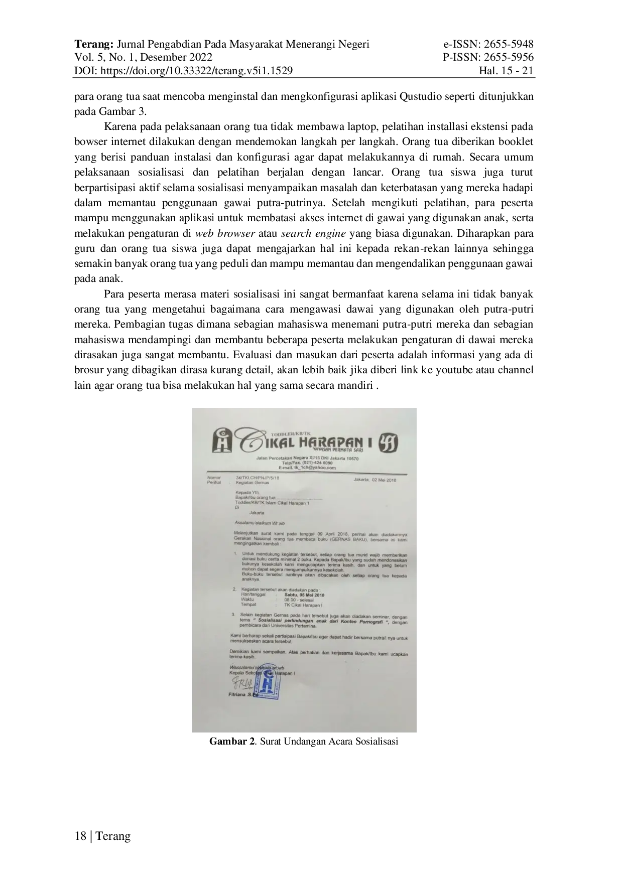 JURIS Sosialisasi Alat Pengawasan dan Pembatasan Penggunaan Gawai Untuk Perlindungan Anak dari Konten Pornografi