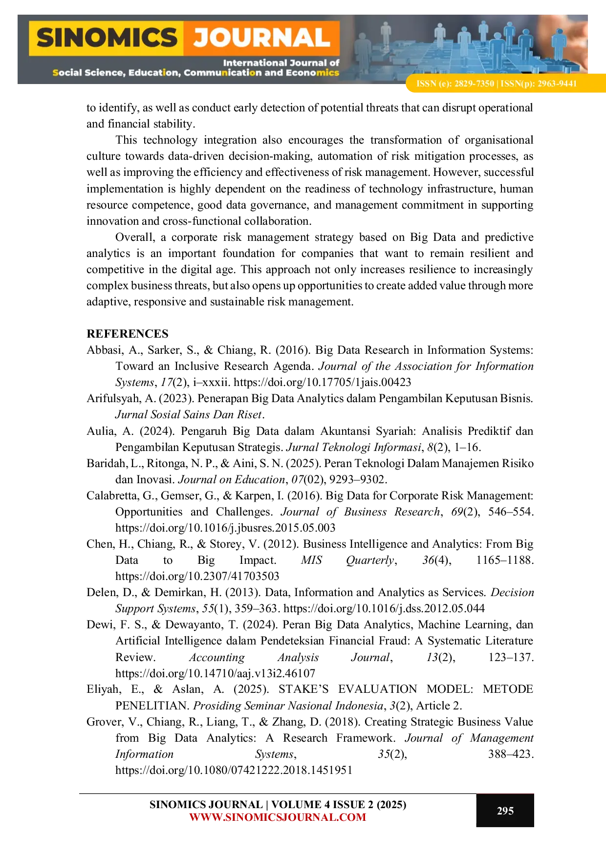 JURIS Corporate Risk Management Strategies Using Big Data and Predictive Analytics