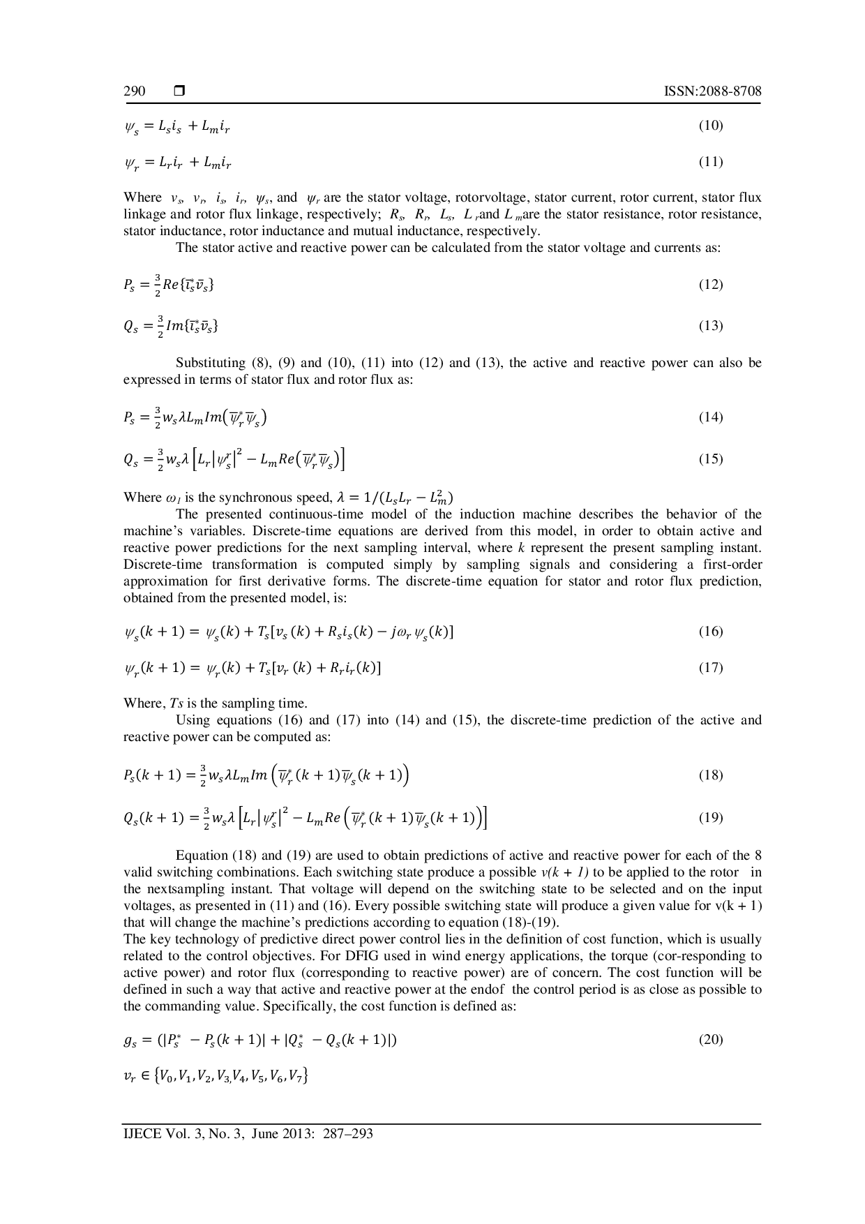 JURIS Predictive Power Control of Grid and Rotor Side converters in Doubly Fed Induction Generators Based Wind Turbine