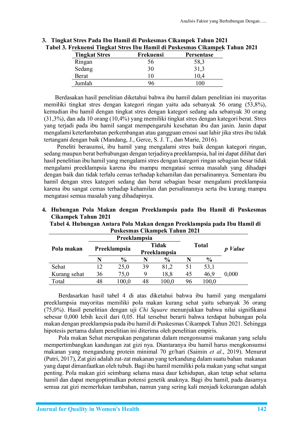 JURIS Analisis Faktor yang Berhubungan Dengan Tingkat Kecemasan Pada Ibu Bersalin Sectio Caesarea Pada Era Pandemi di Rumah Sakit Restu Kasih Jakarta Tahun 2021