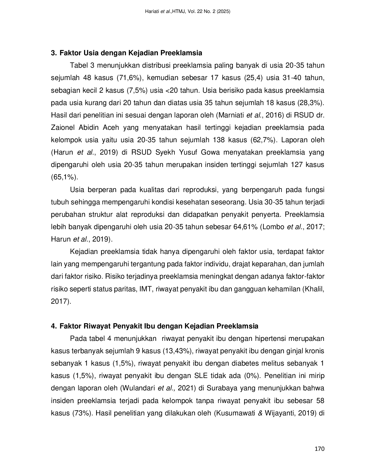 JURIS Karakteristik Determinan Preeklamsia di RSUD dr Soedono Madiun