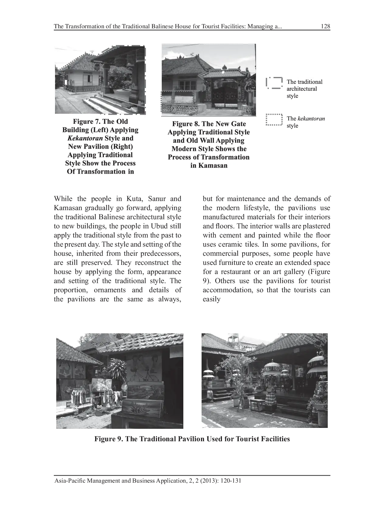 JURIS The Transformation of the Traditional Balinese House for Tourist Facilities Managing a Home Based Enterprise and Maintaining an Architectural Identity