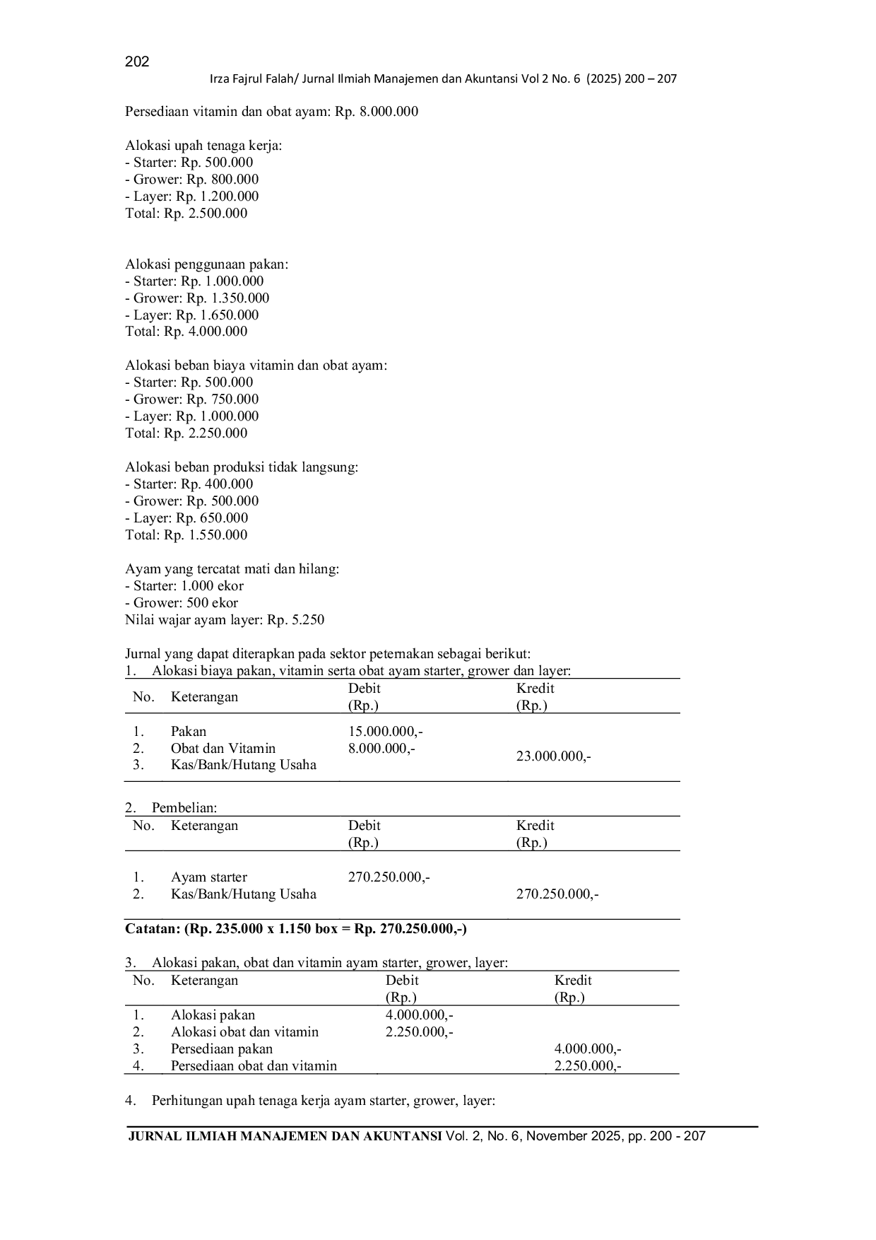 JURIS Analisis Penerapan Akuntansi Akresi pada Usaha Budidaya Ikan Lele dengan Persyaratan Standar Akuntansi PSAK 241 di Kabupaten Mojokerto