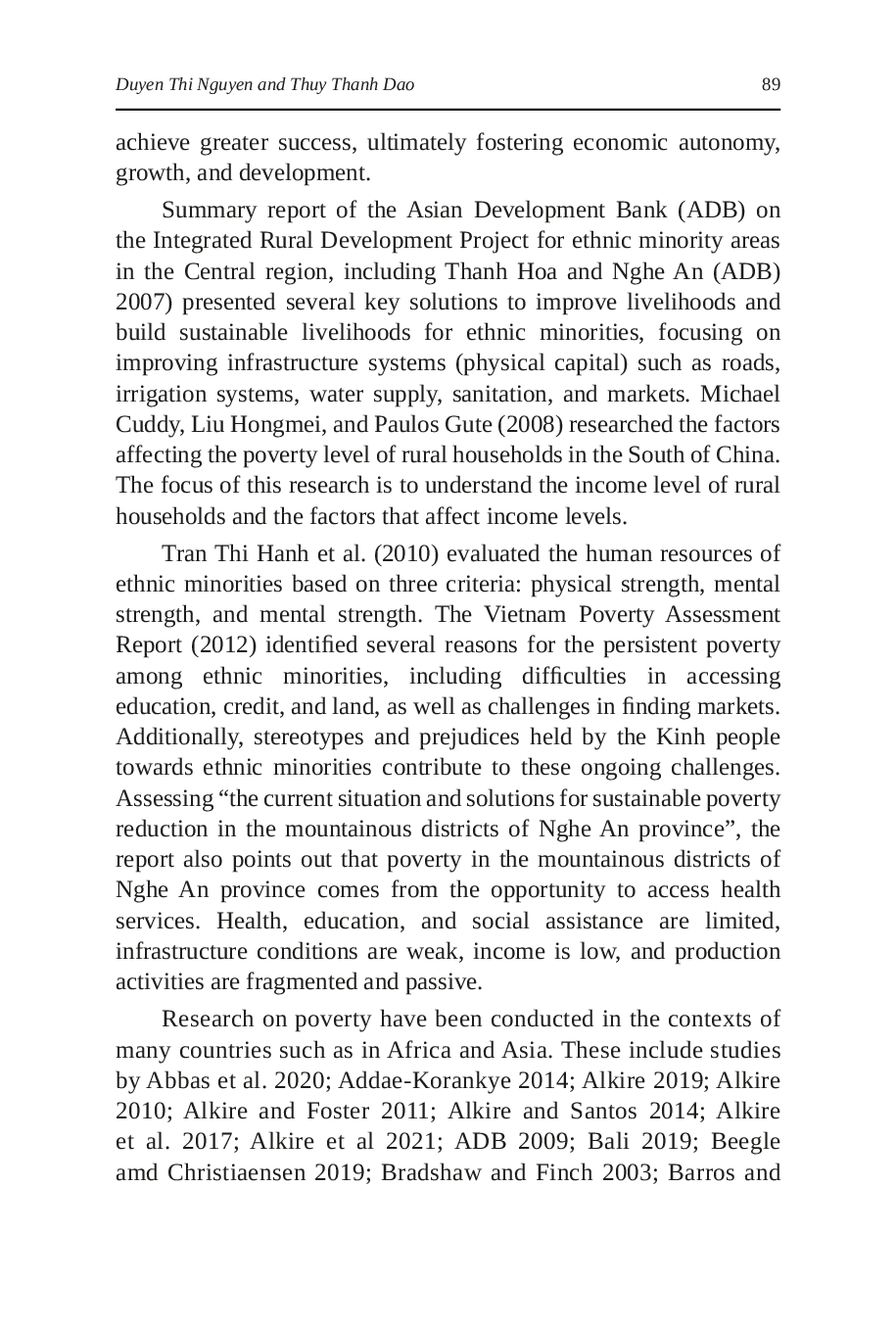 JURIS Factors Influencing Community Resource Mobilization to Support Households in Achieving Sustainable Poverty Alleviation The Case of Dao People in Thanh Hoa Province Vietnam