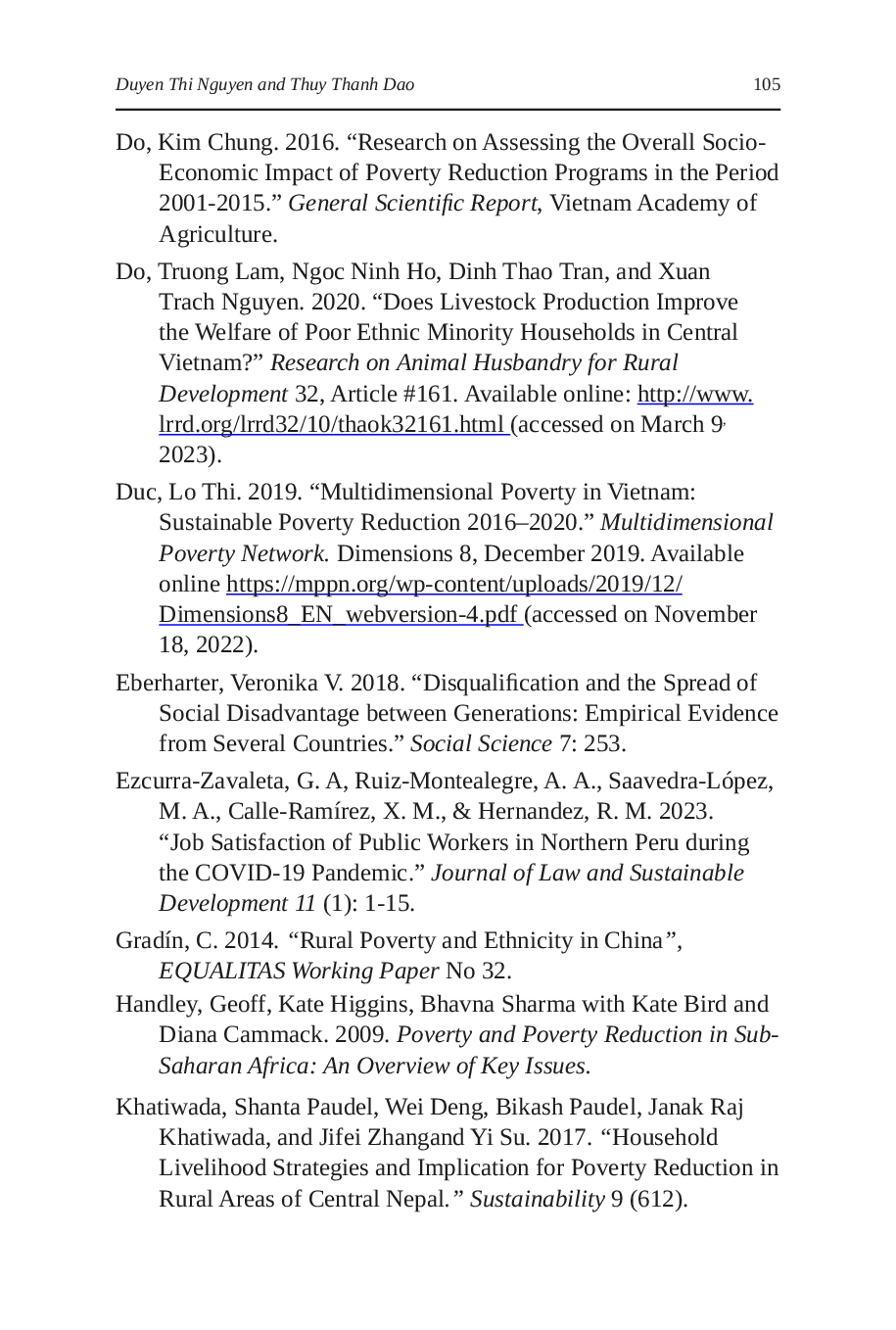 JURIS Factors Influencing Community Resource Mobilization to Support Households in Achieving Sustainable Poverty Alleviation The Case of Dao People in Thanh Hoa Province Vietnam