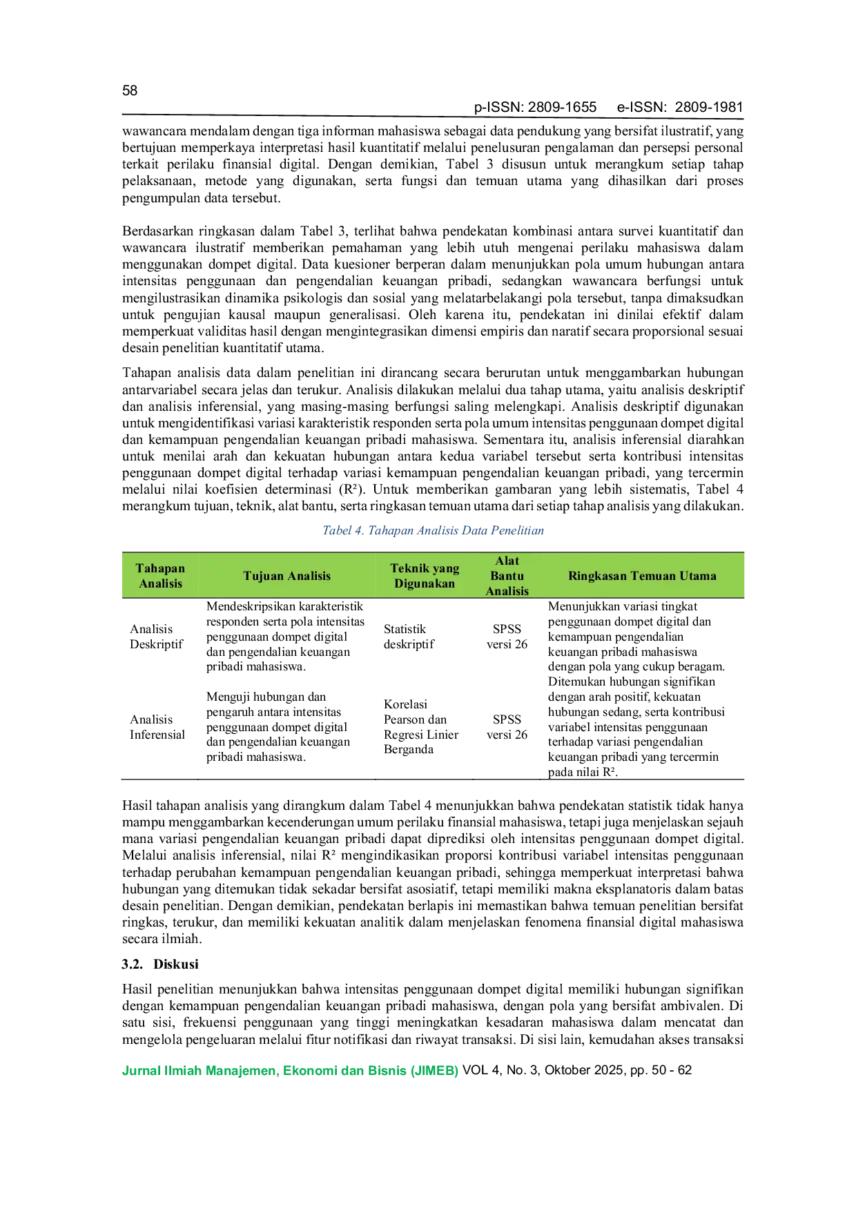 JURIS The Relationship between the Intensity of Digital Wallet Usage and Students Personal Financial Control Ability in Indonesian Universities