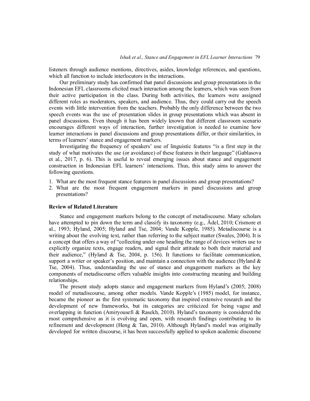 JURIS Stance and Engagement in EFL Learner Interactions