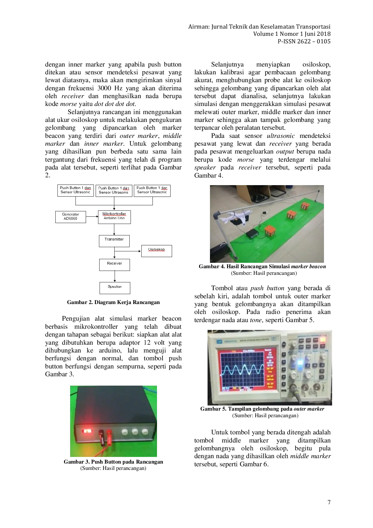 JURIS Simulasi Marker Beacon berbasis Mikrocontroller di Akademi Teknik dan Keselamatan Penerbangan Makassar