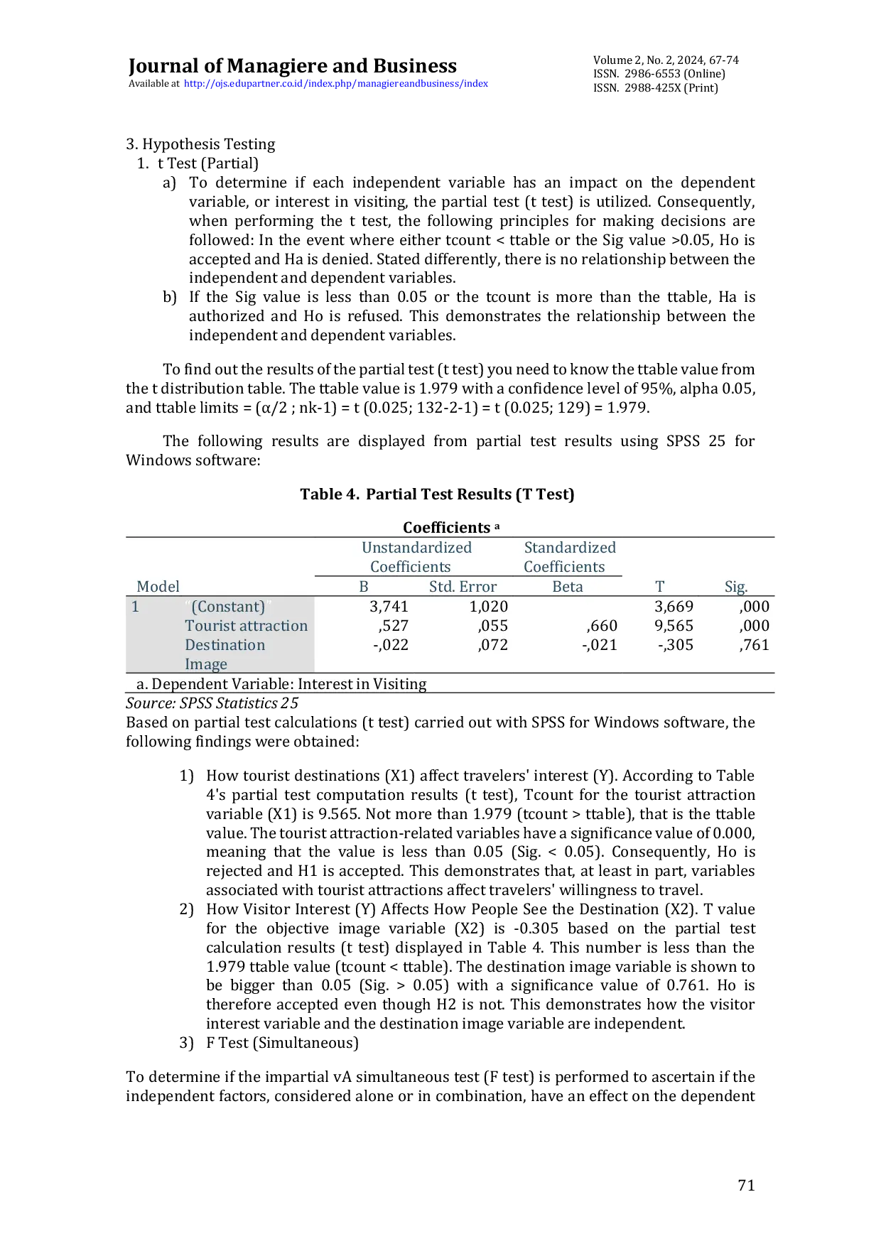 JURIS Tourism Attraction and Destination Image in Building Interest in Visiting Tourists A Case Study of Red Lentera Beach