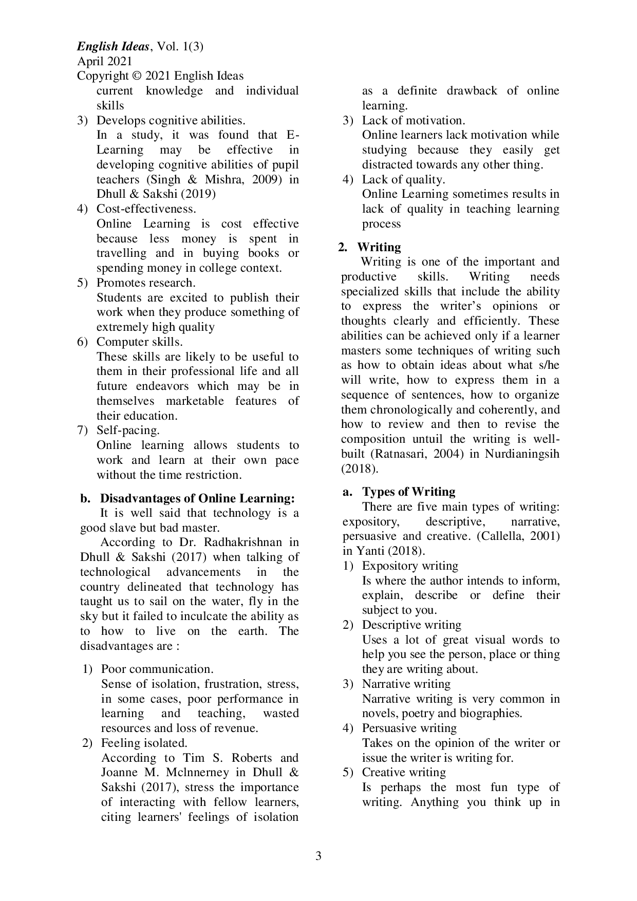 JURIS EFL Students Perception Toward Google Classroom Mediated Essay Writing