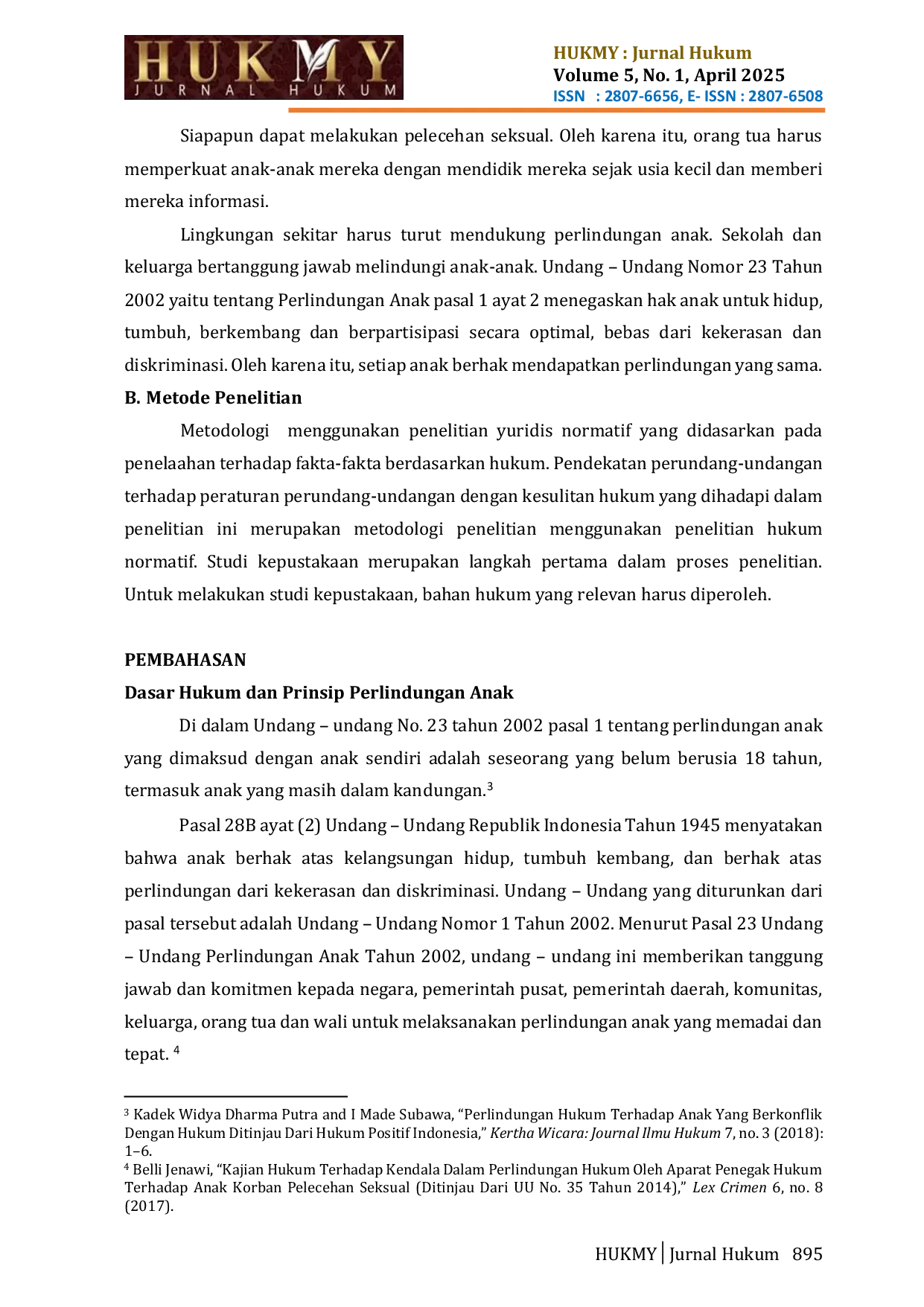 JURIS Strategi Penguatan Sistem Perlindungan Hukum Bagi Korban Pelecehan Anak