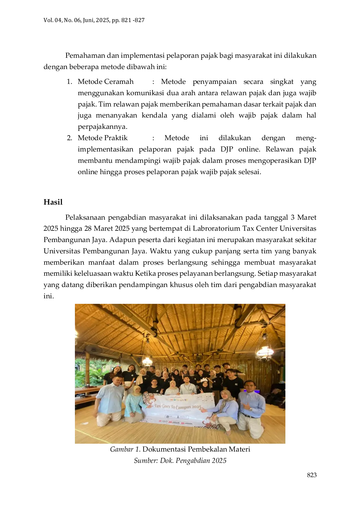 JURIS Pendampingan Pelaporan SPT Tahunan Pribadi Untuk Meningkatkan Kepatuhan Pajak Masyarakat