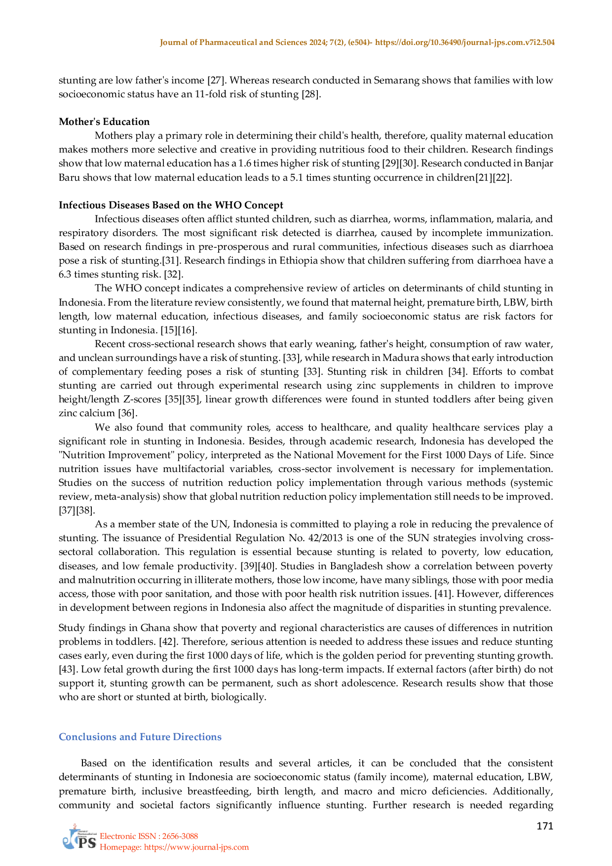 JURIS Factors Affecting Stunting in Indonesia A Study PRISMA Preferred Reporting Items for Systematic Review Meta Analysis
