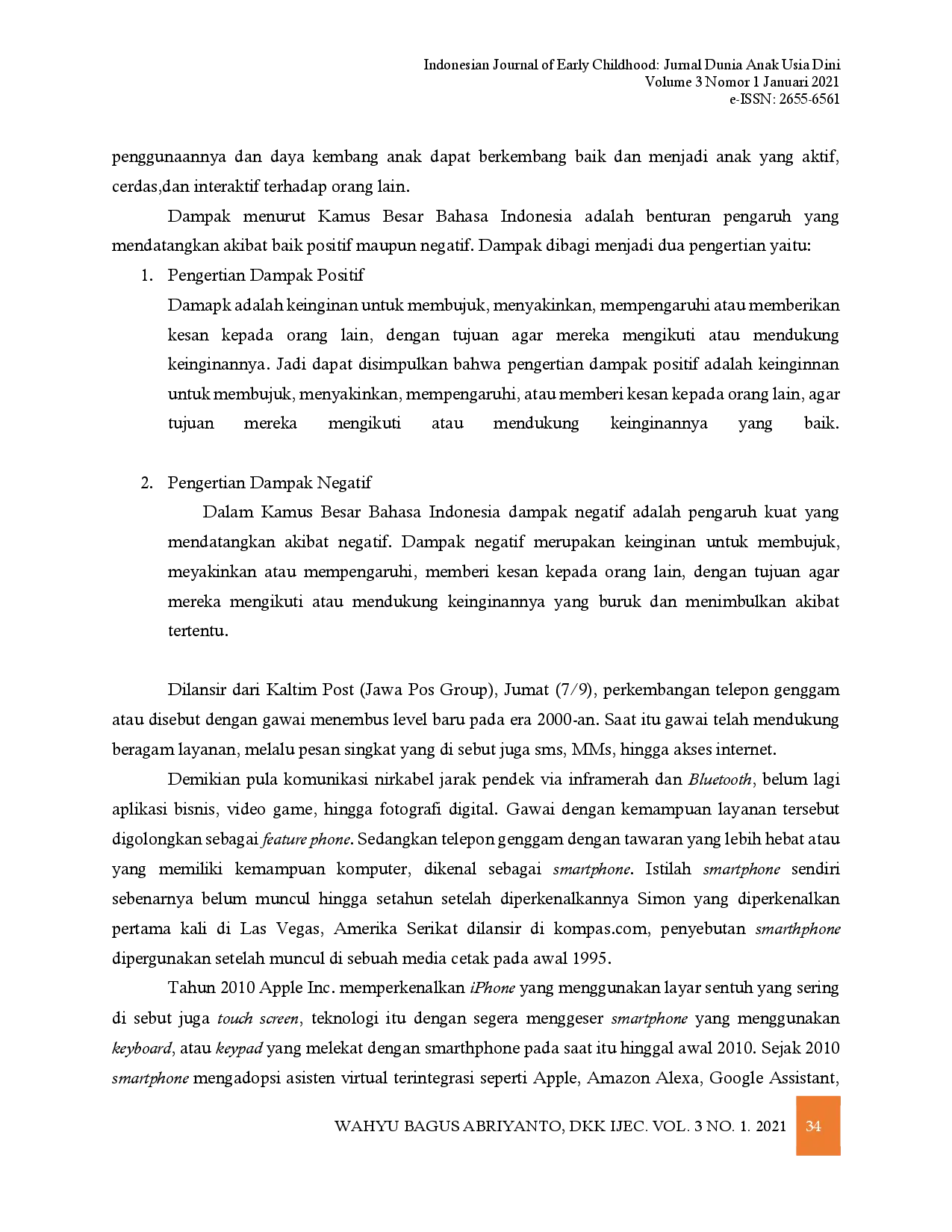 juris Multimedia Interaktif Dampak Gawai untuk Anak Usia Dini