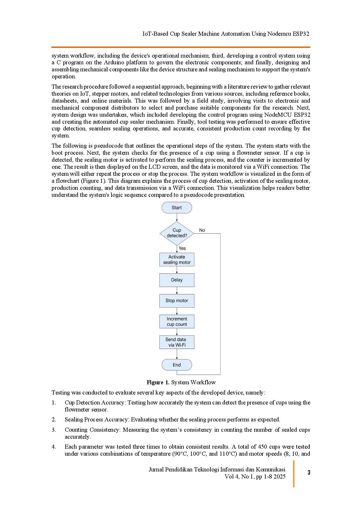 juris IoT Based Cup Sealer Machine Automation Using Nodemcu ESP32