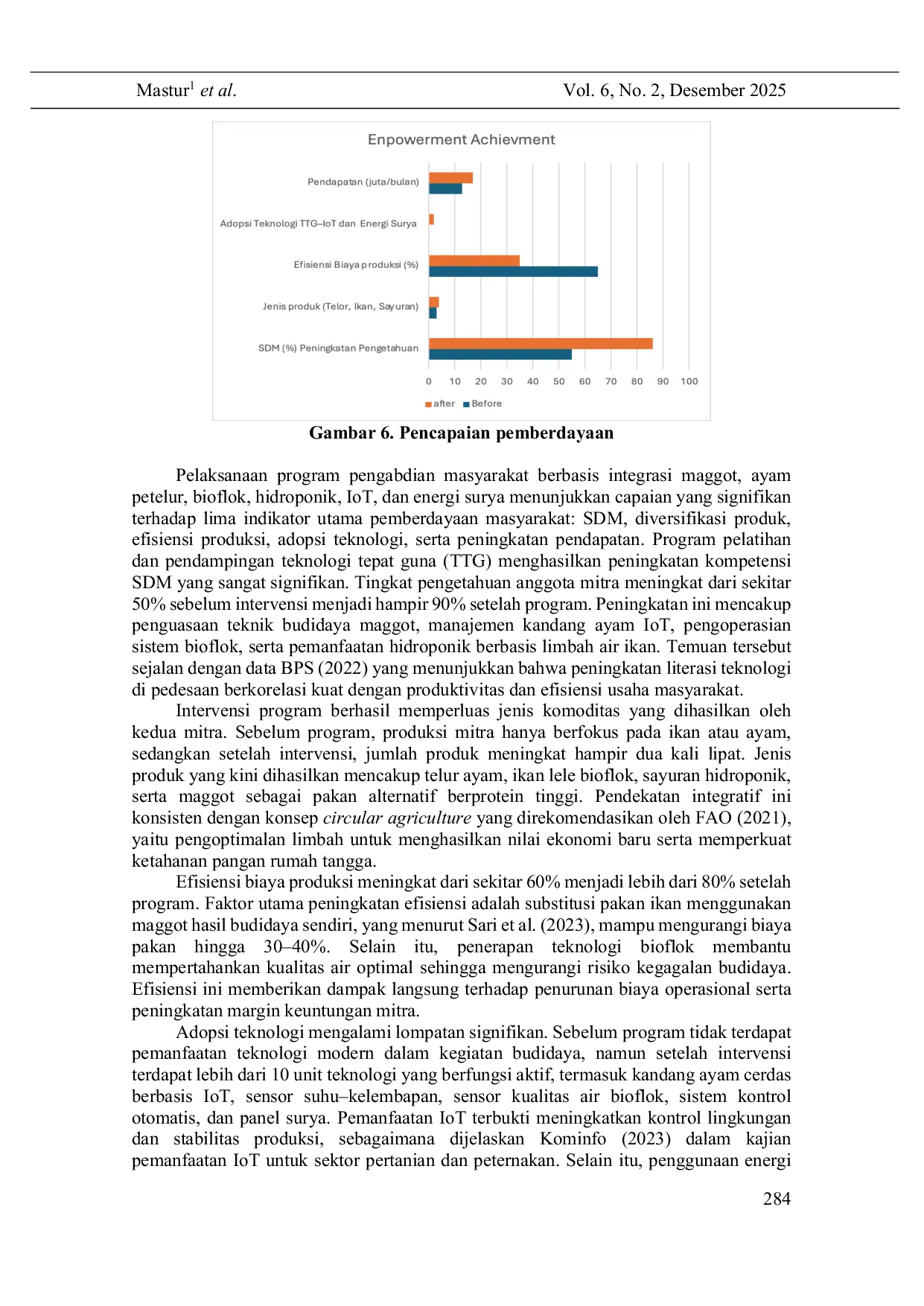 JURIS Smart Circular Farming 4 0 IoT and Solar Cell Based Integration of Maggot Farming Laying Hens Biofloc Aquaculture and Hydroponics for Village Food Security